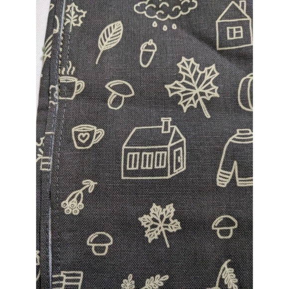 4/$20 2 TEA TOWEL Pumpkin Acorn Mushroom Sweater Coffee Dish/Kitchen/Hand - Picture 2 of 4